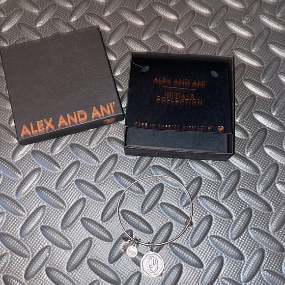 Alex Ani Charm Bangle Bracelet Letter O initial collection - Picture 4 of 4